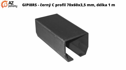 GIPI8RS - černý C profil 70x60x3,5 mm